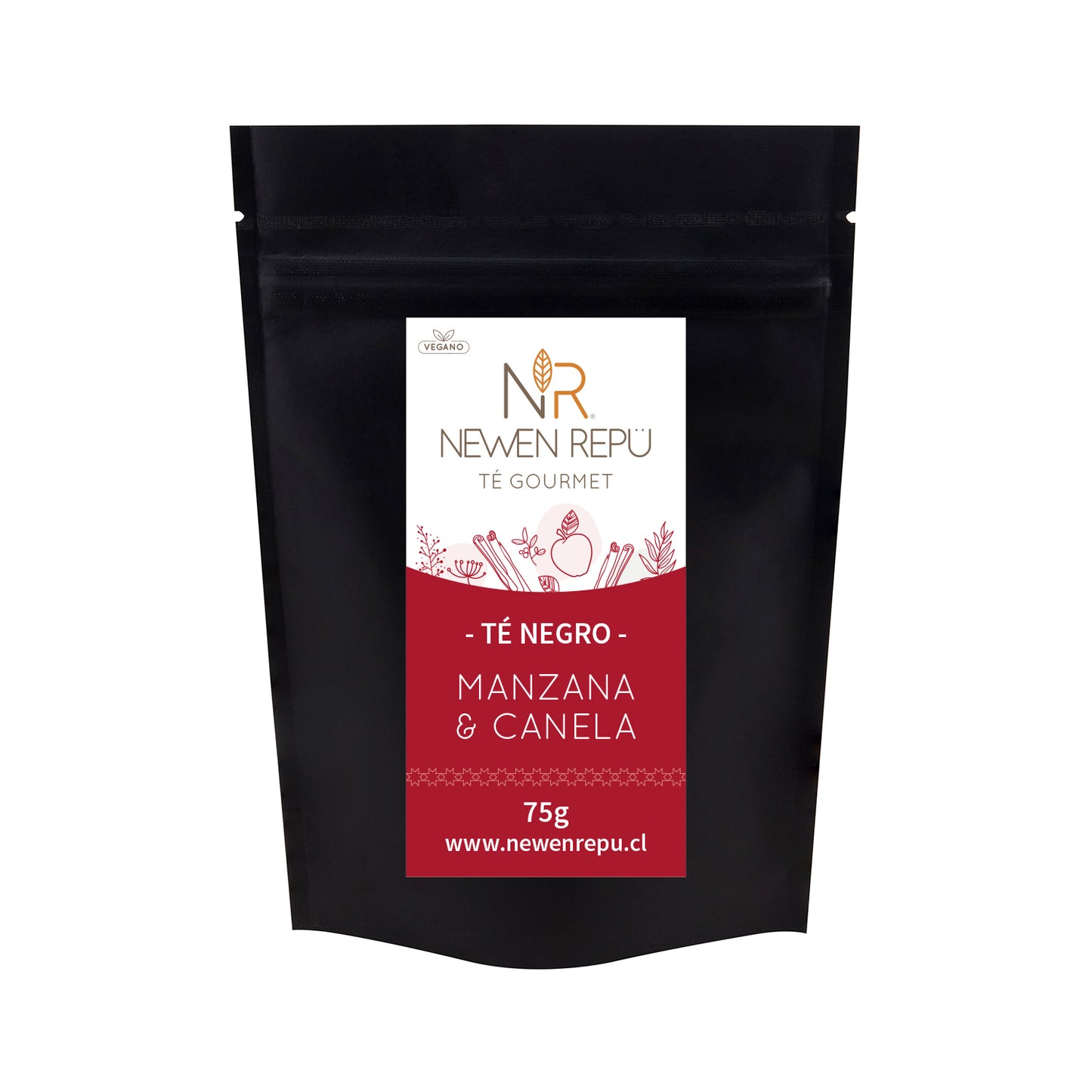 Té Negro, Manzana Roja y Canela