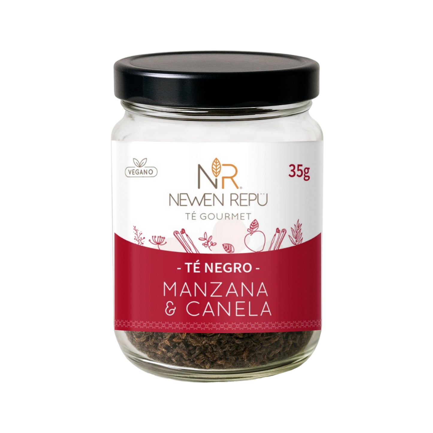Té Negro, Manzana Roja y Canela