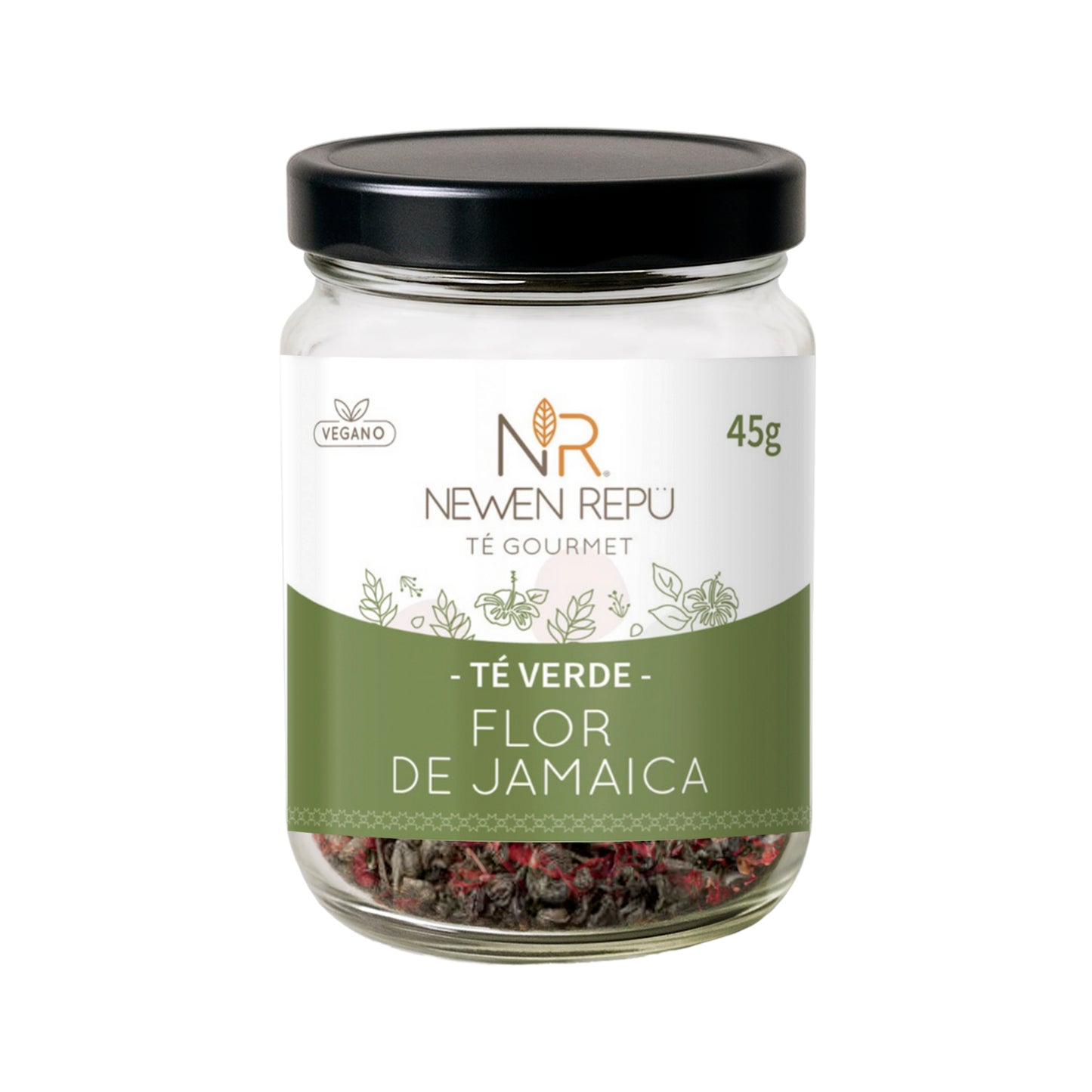 TÉ VERDE  y Flor de Jamaica